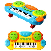 37-игрушка-ключ клавиатура пианино Электронный музыкальный инструмент Детские музыкальные игрушки для детей мультяшная музыкальная клавиатура для детей Подарки