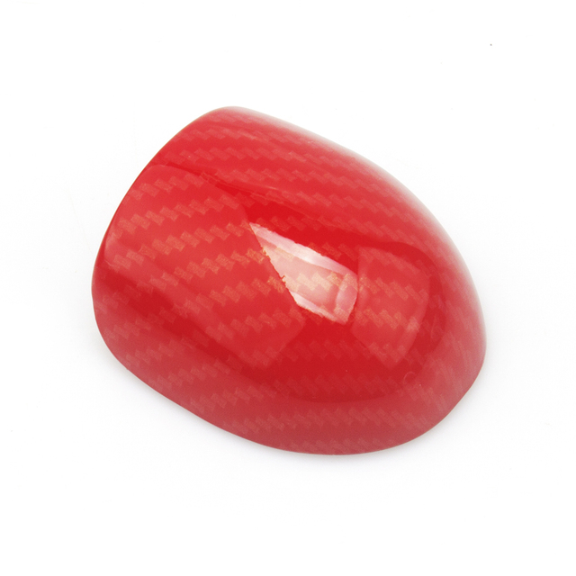 fiber Car Gear Shift Knob Gear Head Cover Case For Kia Sportage 3 Cerato K3 Forte Sorento 2011 2012 2013 2014 2015 2016