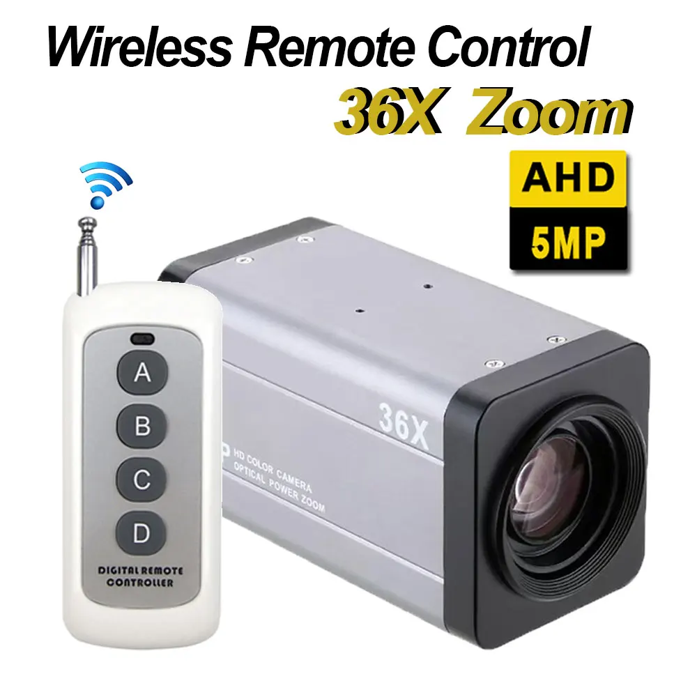 5MP AHD 36X Box Zoom CCTV Camera with Wireless Remote controller Auto CCTV Security Camera _ AliExpress Mobile
