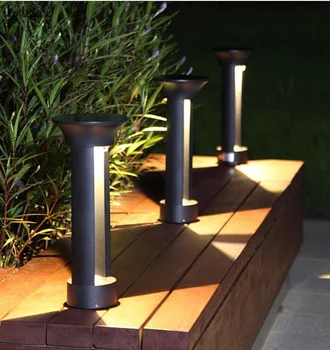 

Solar garden lawn lamp outdoor waterproof grass outdoor lamp led garden villa column lamp landscape lamp CD50 W07