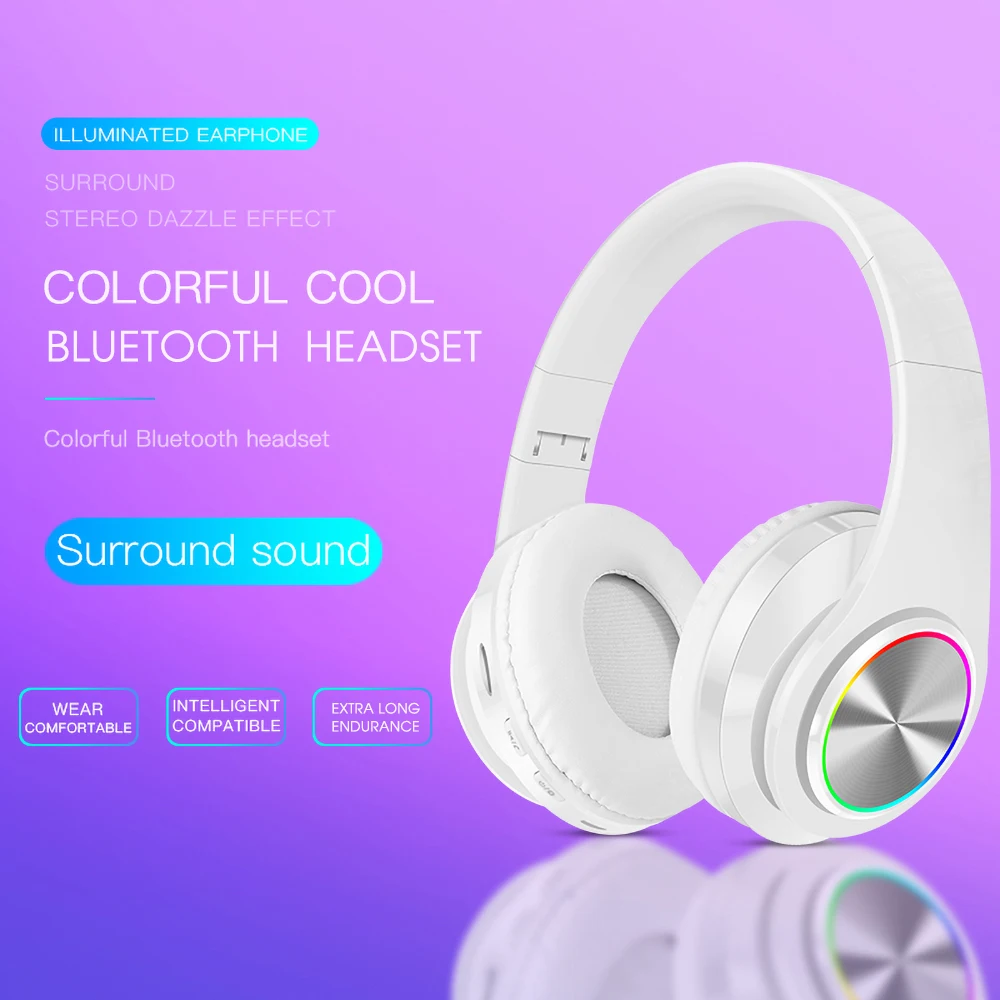AS100 Bluetooth Headset I Wireless Headphones Foldable HiFi Stereo Earphone With Mic Support SD Card FM | astrosoar.com