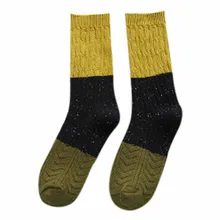 Jaycosin, носки, зимние, теплые, Пятнистые, Лоскутные, носки, женские, повседневные, Ретро стиль, Joint Calcetines Hombre Happy Sock, хлопковые носки, зимние