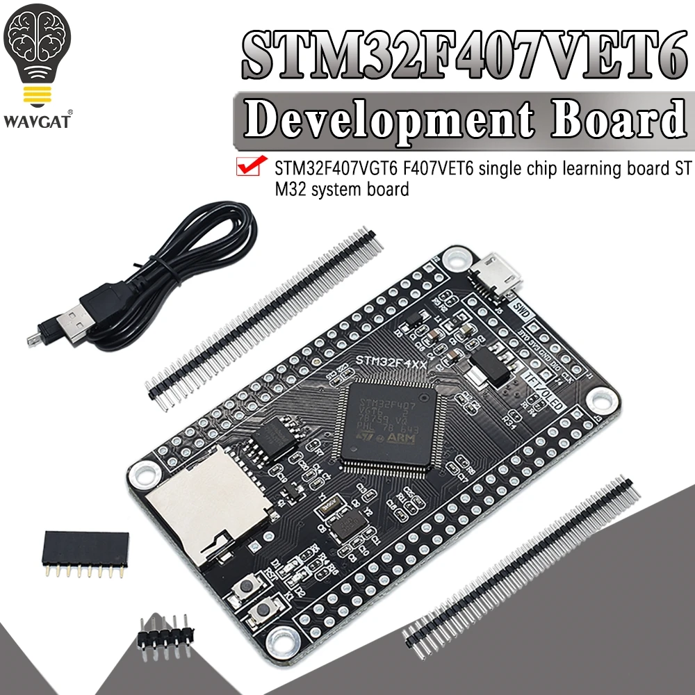 official STM32F407VET6 STM32F407VGT6 STM32 System Core Board STM32F407 Development Board F407 Single-Chip Learning Board afbeelding