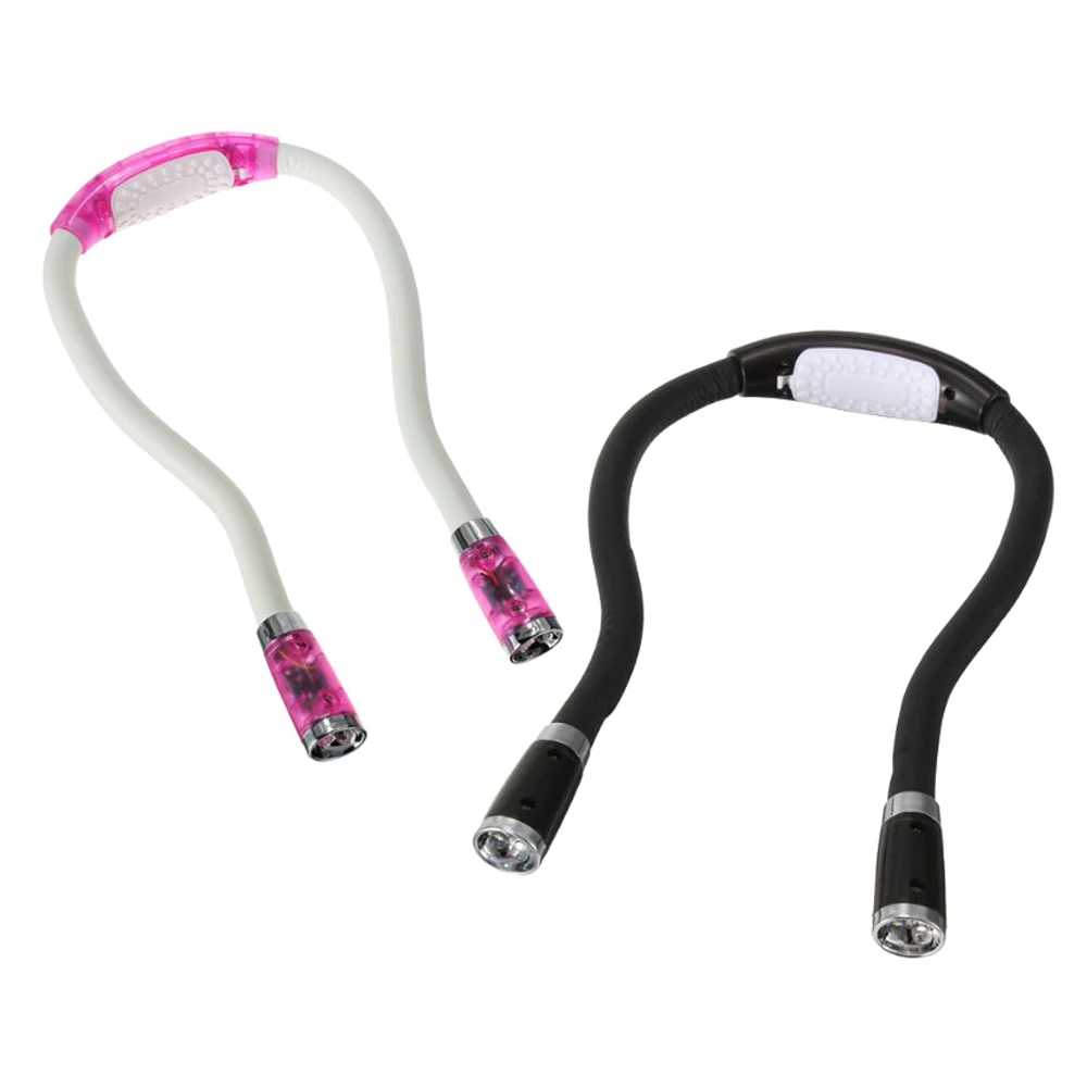 LED Flex Neck Reading Book Light Huglight (Black 4 Modes)Book Lights