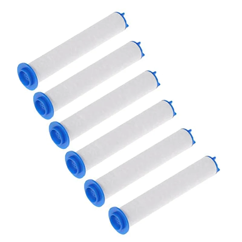 

6 Pieces of High Pressure Hand-Held Water Shower Filter Bathroom Bath Shower Filter Core Water Purification