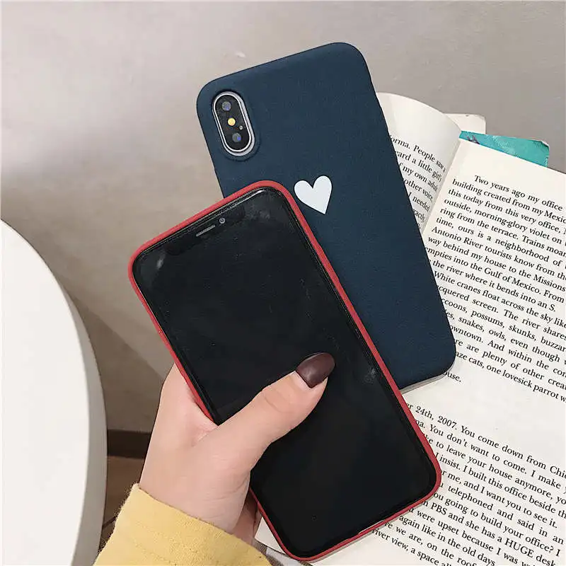 Для huawei P30 P10 Plus P20 Lite mate 10 20 Pro V10 6X 7X 8X V20 Honor 10 Lite Love Heart Матовый Мягкий ТПУ силиконовый чехол