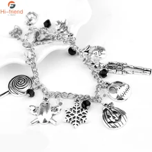 Хэллоуин Кошмар перед Рождеством браслет Джек Шаньтоу женский браслет ювелирные изделия Аксессуары подарок