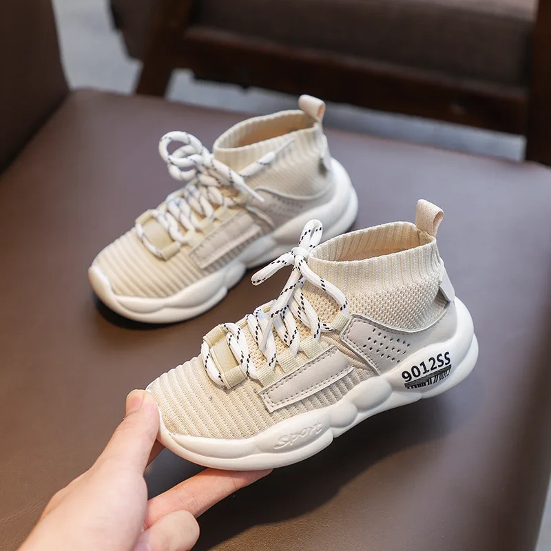 

2019 autumn new kids sneakers 1 to 5 year old baby casual shoes non-slip soft boys and girls sports running shoes