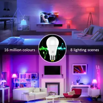 

WIFI Control Smart Smart Light Bulb LED Bulb Super Bright Durable Atmosphere Lamp Home Wireless Party RGBCW LED Lamp Bar