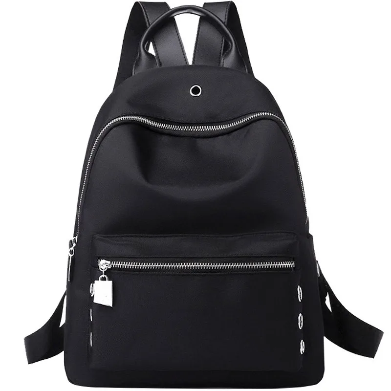 

2018 New Style Korean-style Versatile College Style Backpack Women's School Bag Large Capacity Nylon Oxford Cloth Backpack Women