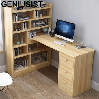 

Tafelkleed Scrivania Ufficio Office Furniture Lap Escritorio De Oficina Bedside Tablo Mesa Computer Desk Table With Bookshelf