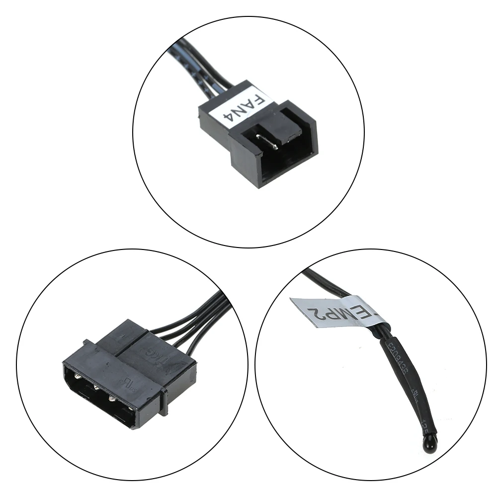 Painel Frontal de Controle de Velocidade de Canais Ajustador de Controle de Velocidade para Cpu pc Refrigeração Lcd - Imagem 3