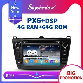 

PX6 Car DVD Player DSP IPS Android 9.0 4G + 64G GPS Map RDS Radio wifi Bluetooth 5.0 For MAZDA 6 Ultra Ruiyi 2008-2010 2011 2012