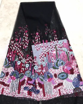 

good and New Design French Nigerian Laces Fabric High Quality Tulle African Laces Nigerian Lace Fabric For Party Dress