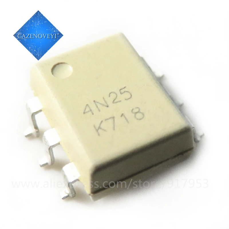 10PCS Lite-On 4N25 Optocouplers Phototransistor 30V IC New IC 