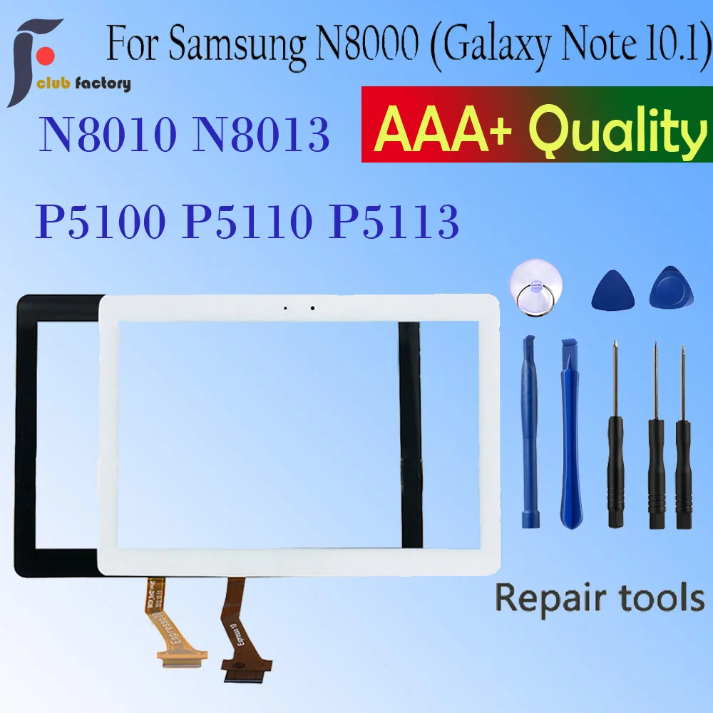 Сенсорный экран для Samsung Galaxy Tab 2 N8000 P5100 P5110 N8010 N8013|ЖК-экраны и панели планшетов| |