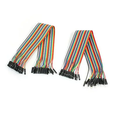 

2Pcs 2.54mm 30 Pin Cable Connector Solderless Jumper Wire 30cm Long