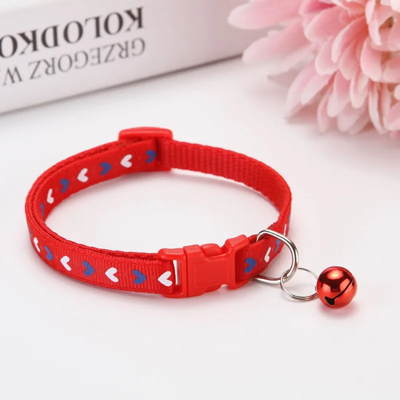 

Adjustable Dog Collars Pet Collars Bells beautiful Necklace Collar For Little Dogs Little Cat Collars Pet Supplies