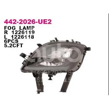 Depo Фара противотуманная левая 442-2026L-UE2 черная