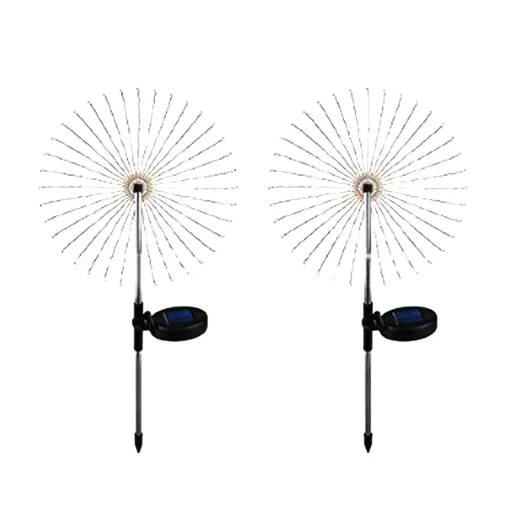 Solar Fireworks Ground light Lamp Lawn Decoration Landscape Lighting Landscape Hummingbird Solar Dandelion Branch light warm RGB