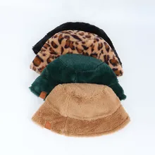 Женская зимняя шапка-ведро из искусственного меха, милая и теплая шапка для охоты, рыбалки, мягкая шапка для отдыха на открытом воздухе, шапки-ведра