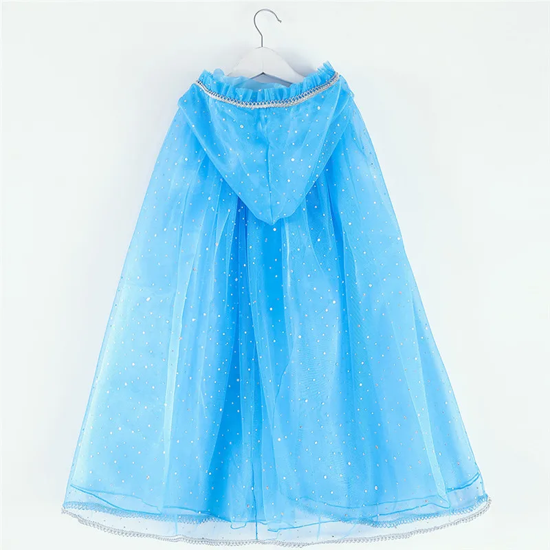Party ball performance cloak Kids Girls Cosplay Princess Pageant Gown Cape Birthday Party Hooded Cloak #4AA20 (31)