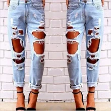 Lguc. H Tide рваные джинсы для женщин, вымытые дикие рваные джинсы, бойфренд, сексуальная уличная одежда, джинсы для женщин s, модные, с дырками, уникальные S XL