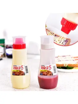 

5 Hole Salad Dressing Squeeze Bottle Vinegar Oil Ketchup Mustard Dispenser 380ml P31E