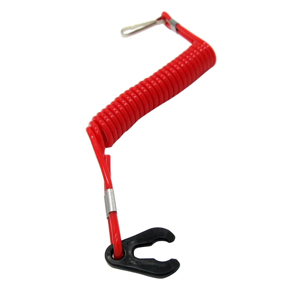 Safety Tether Lanyard Cord For Stop Kill Switch, Motor Cut Off Kill Switches for Yamaha/Honda Motors