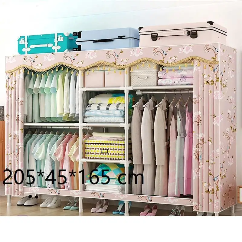 Version Y Penderie Chambre Rangement Armario Tela Moveis Para Casa Ropero, мебель для дома, спальни, шкаф, Mueble De Dormitorio, шкаф - Цвет: Version Y
