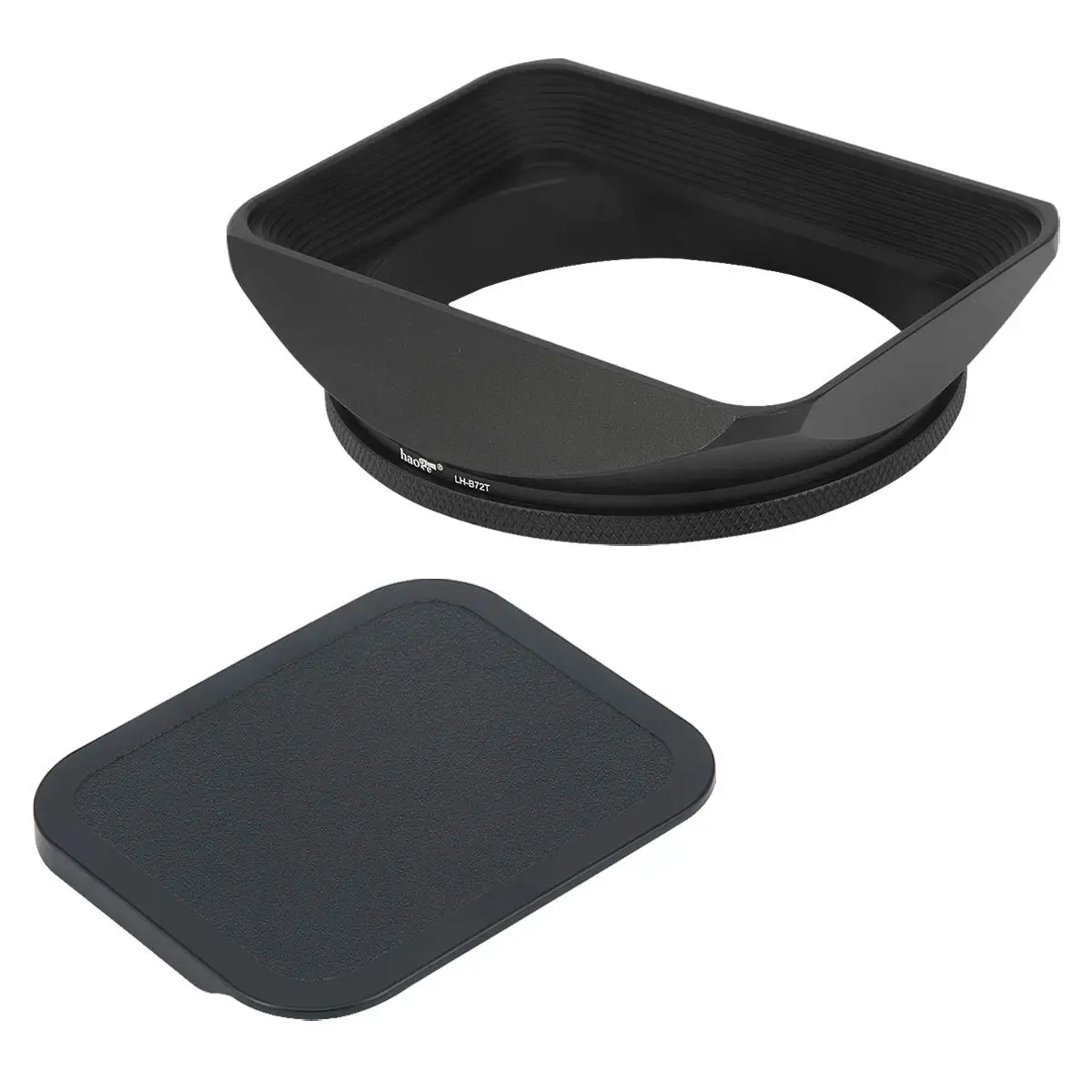 Quadrado de Metal Hood com Cap para Canon Universal Milímetros Alumínio Screw-in Montagem Lens Nikon Sony Fuji Lente Leica Voigtlander 72mm 72 Cnc - Image 6