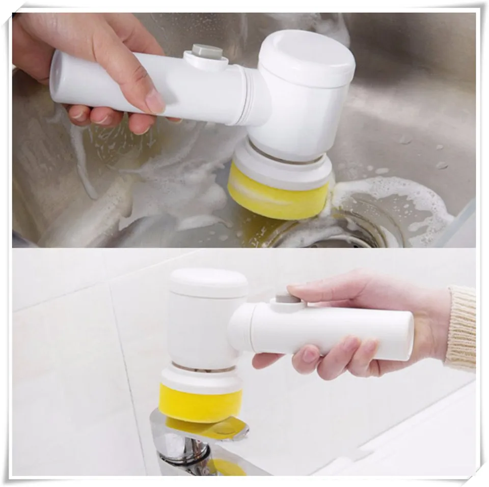 MSJO электрическая Чистящая Щетка вращающийся очиститель ураган Ванна мышечная скруббер щетка для ванной для туалета бытовые инструменты для уборки