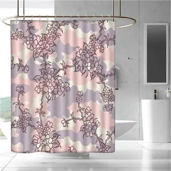 

Waterproof and Colorful Shower Curtain Polyester Shower Curtain Bath Shower