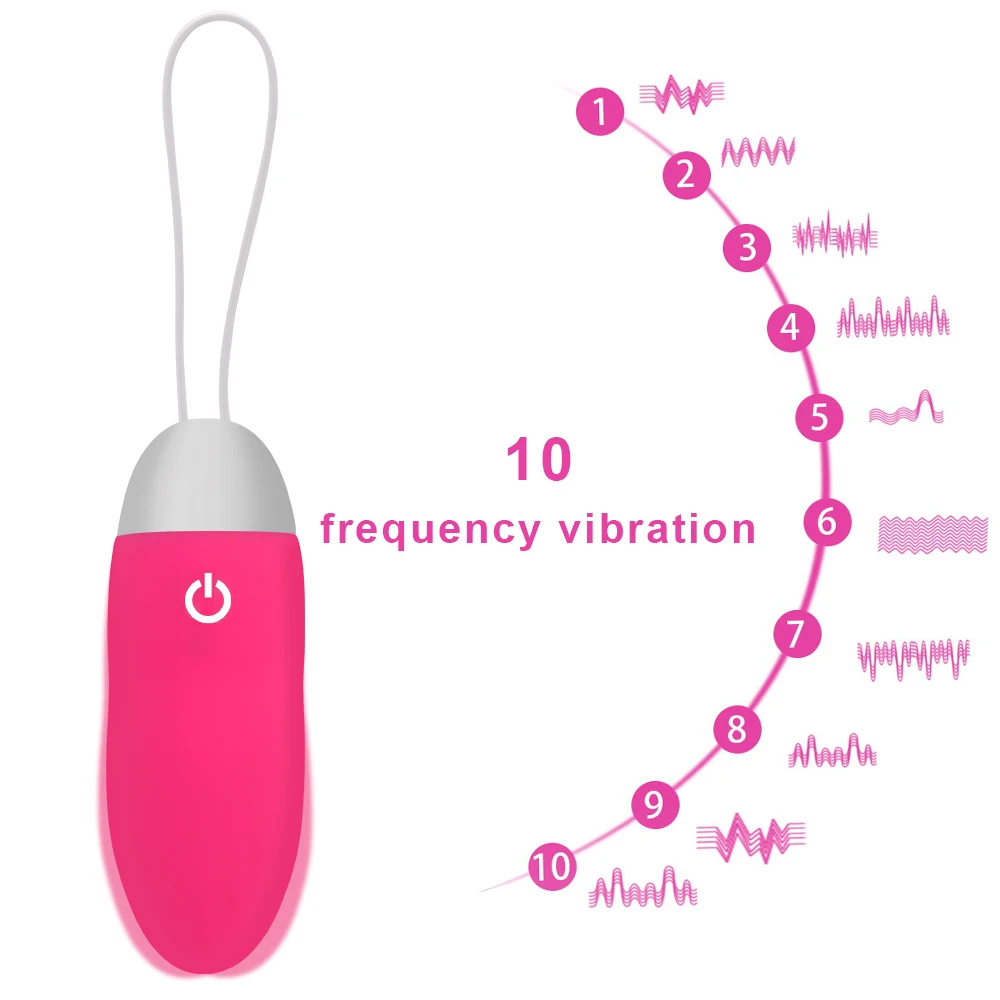 Vibrating Eggs For Women With 10 Frequency Settings For Pleasure_voghion.com