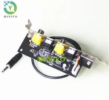 

Innovation X-FI Optical fiber coaxial DTS multichannel Digital Sound Card Decoder SB0460 and AUDIGY 7.1 subcards SB0060 SB0090
