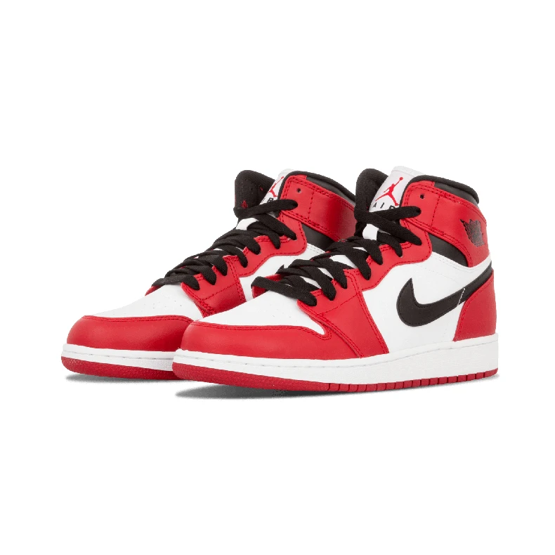 Nike Air Jordan 1 Новое поступление Детские баскетбольные кроссовки на открытом воздухе удобные спортивные кроссовки#555088-101