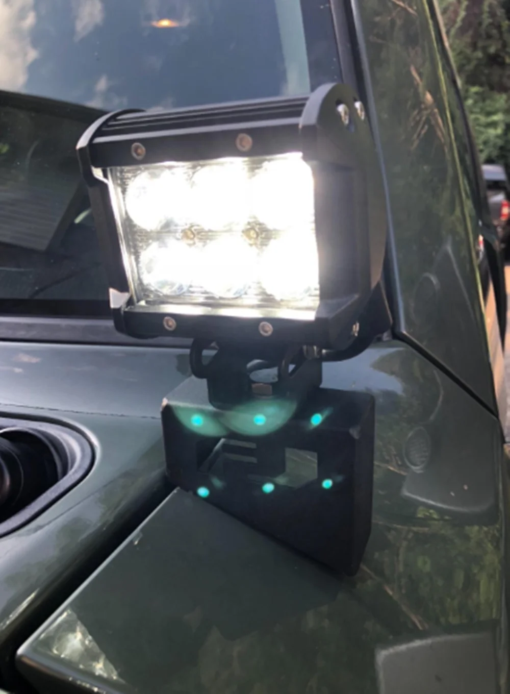 【引き取り限定】プラド fjクルーザー　ブルバー　ライトバー付き 引き取り限定】プラド fjクルーザー ブルバー ライトバー付き