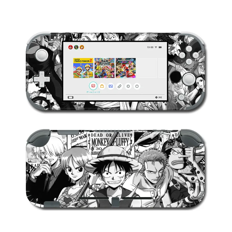 

One Piece sticker Vinyl Screen Skin Animal Crossing Protector Sticker for Nintendo Switch Lite Console Nintend Switch Lite Skins