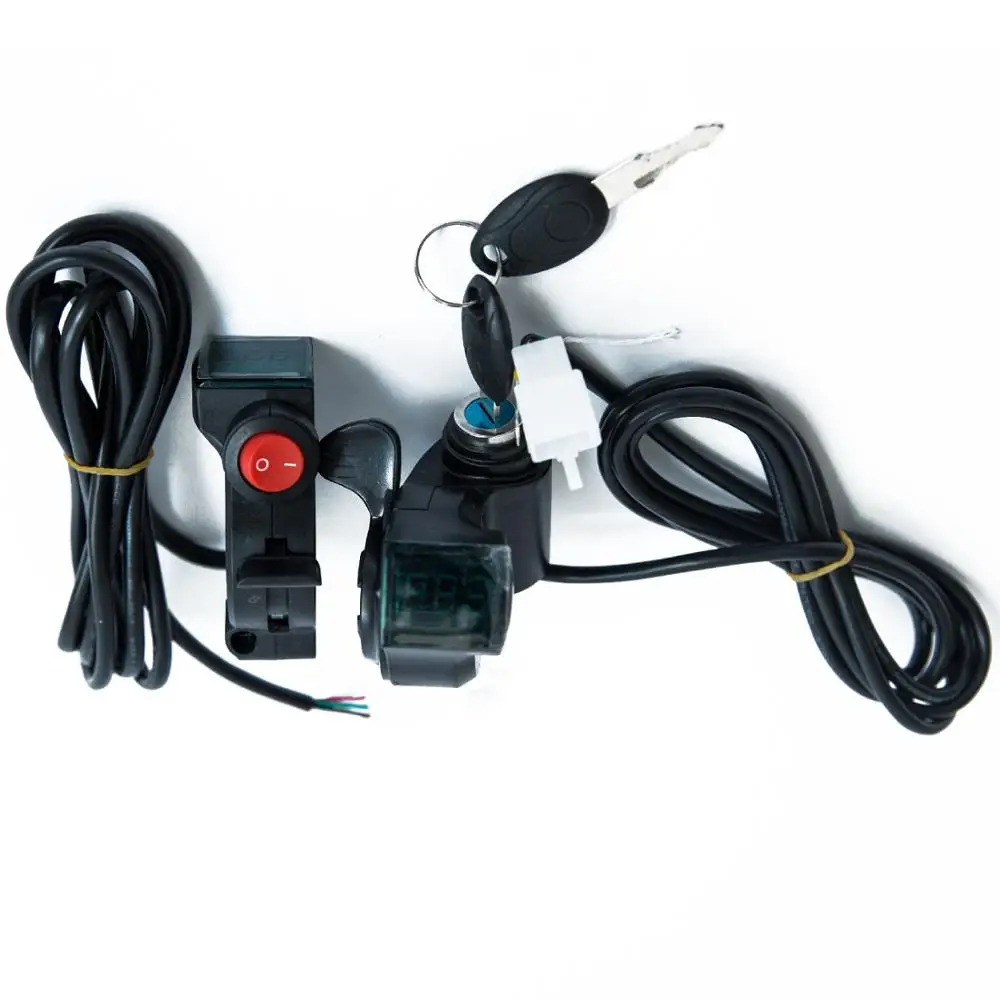 E bike Scooter Accessories Thumb Reverse Accelerator Throttle With Power Indicator Display|Electric Bicycle Accessories| - AliExpress