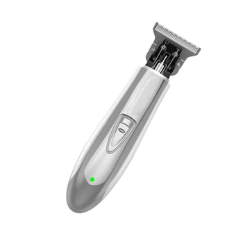 

Professional Rechargeable Hair Clipper Electric Hair Trimmer Beard Razor Hair Cutting Shaving Machine(Silver)