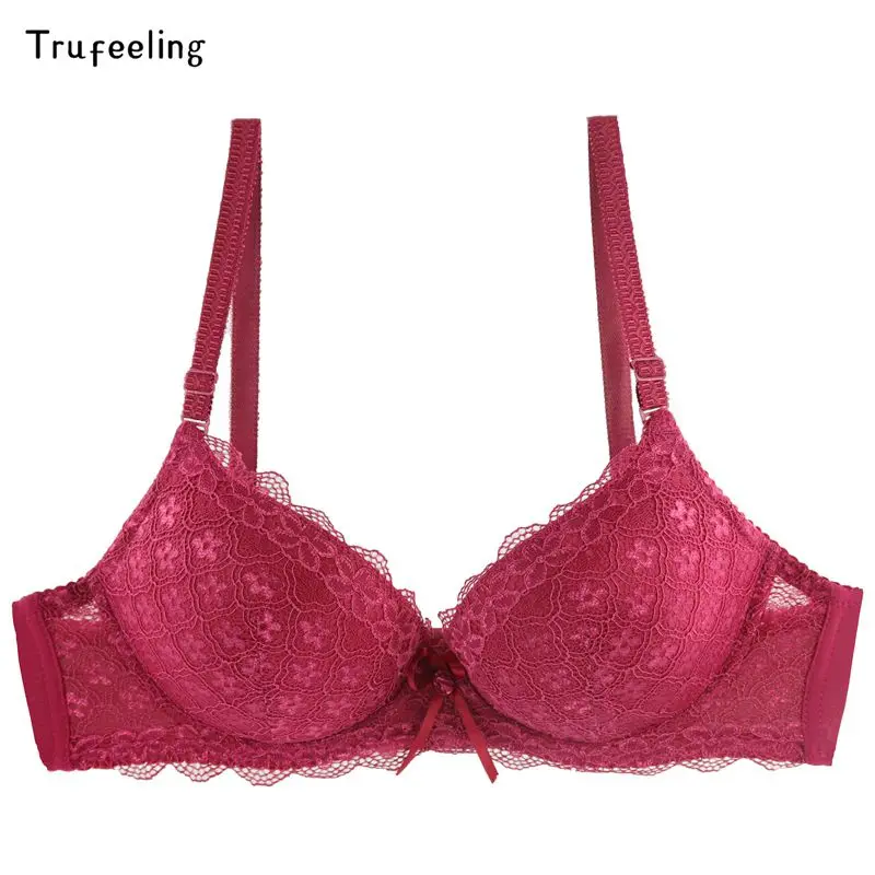 Trufeeling сексуальный кружевной спортивный бюстгальтер для девочек переходного