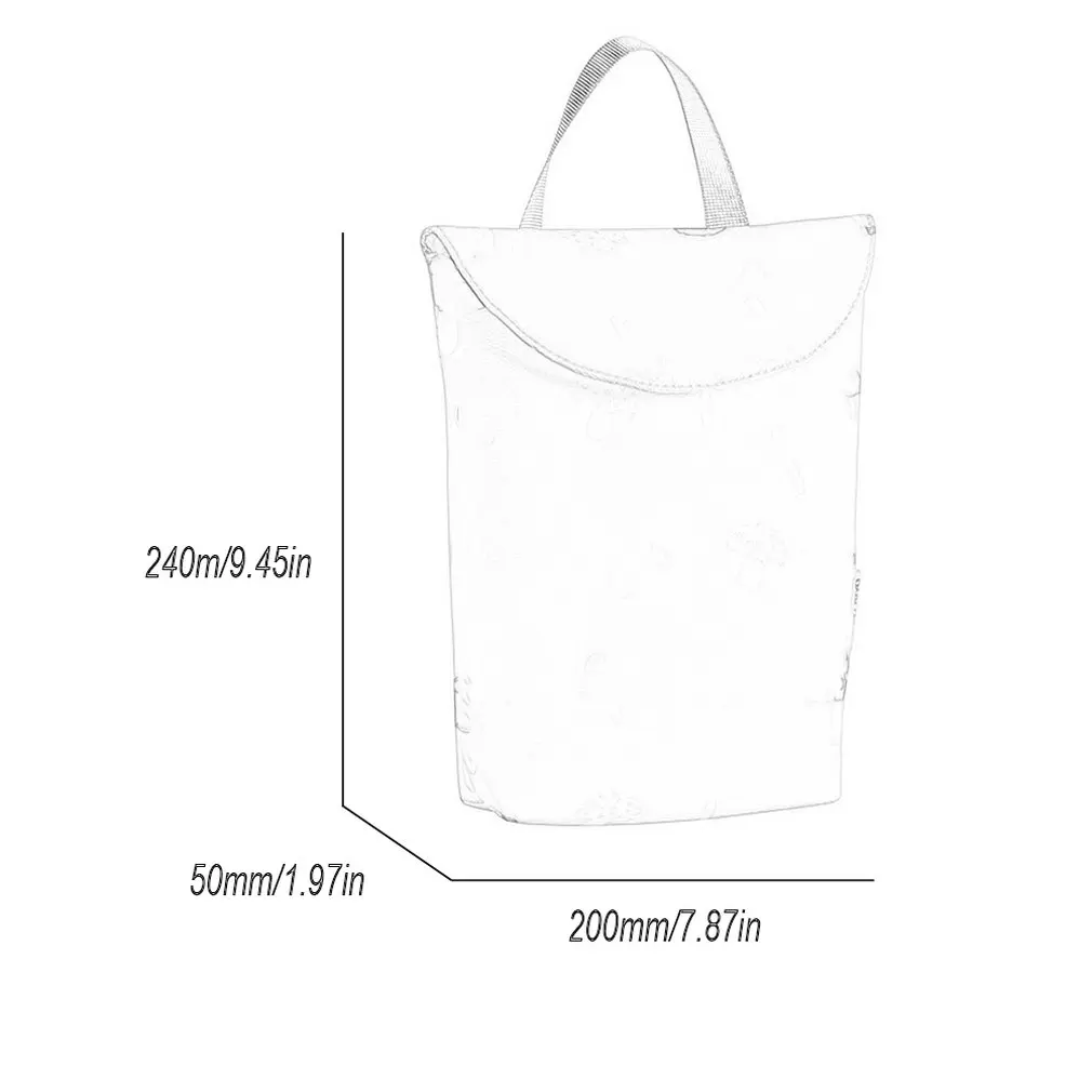 Многофункциональный органайзер для детских подгузников многоразовый Водонепроницаемый модный принт влажная сухая сумка Мумия сумка для хранения дорожная сумка для подгузников