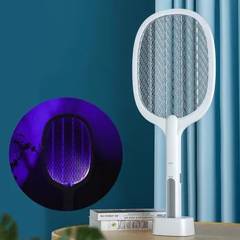 

top selling product in 2020 New Type LED Rechargeable USB Charging Fly Swatter Mosquito Swatter Support Wholesale Dropshipping
