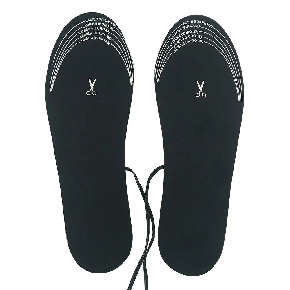 Winter Warmer Pads Electric Heated Shoe Insoles Warm Socks Feet Heater USB Foot 