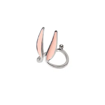 

The new version of enamel glaze mesh red tide can be adjusted to simple fashion outbreak rabbit personality trend ring ladies