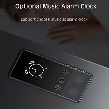 

A5 LCD Screen Lossless MP3 Player HiFi Sound Quality FM Music Player Alarm Clock Design of Lyrics Display with Quiet Key