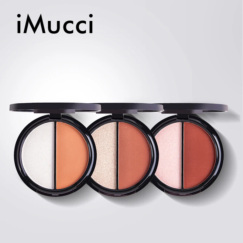 IMucci абсолютно новый блеск для лица голографический хайлайтер power Palette