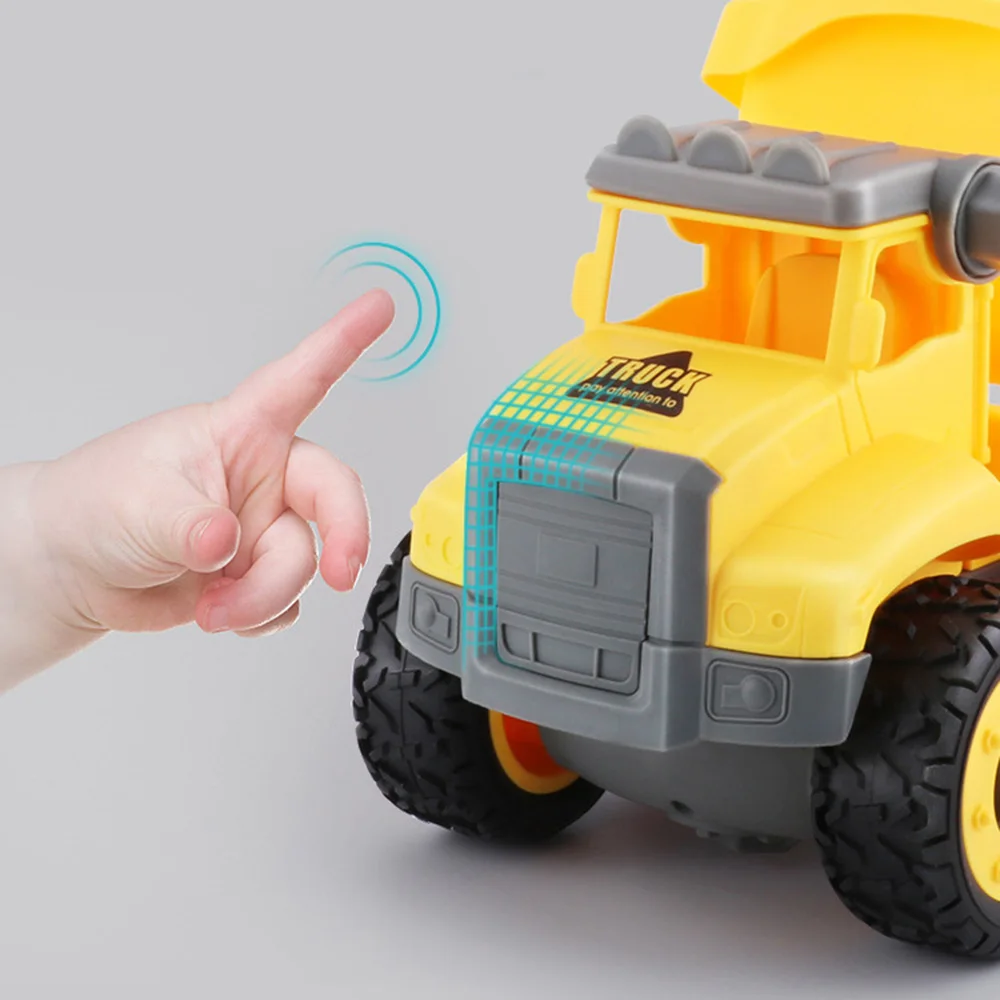 Disassembly Engineering Car Model Toy Truck Tractor Vehicles Building Block Kids Toy Gift ABS Plastic Boy Toys