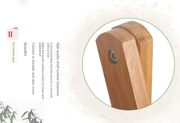 Bamboo Wooden 4 Layer Flower Stand Plant Pot Stand Flower Shelf