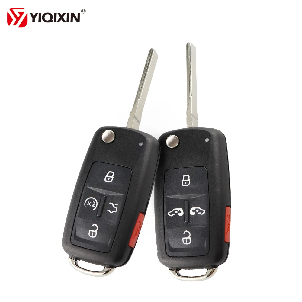 YIQIXIN раскладной чехол для автомобильного ключа с дистанционным управлением VW